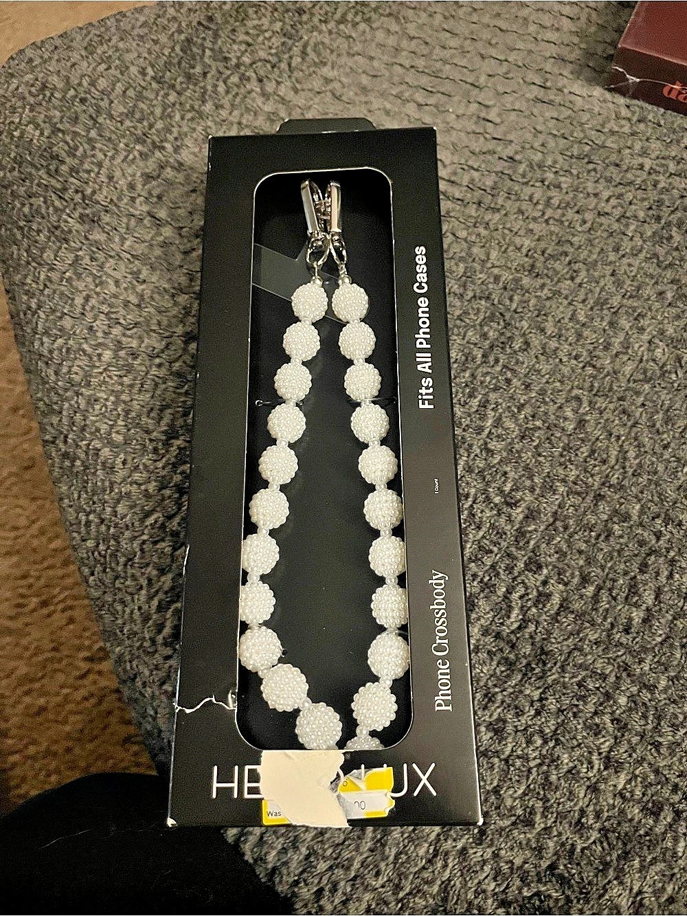 Hamee Phone Crossbody Pearl Case